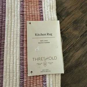 Threshold Kitchen Rugs Threshold | Kitchen | Nwt Threshold Harvest Stripe Kitchen Rug | Poshmark
